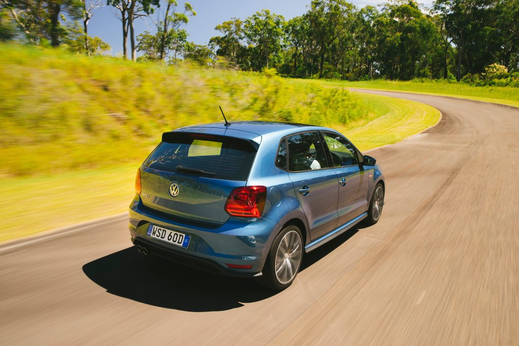 The 2015 model Volkswagen Polo GTI. The 2015 model Volkswagen Polo GTI.